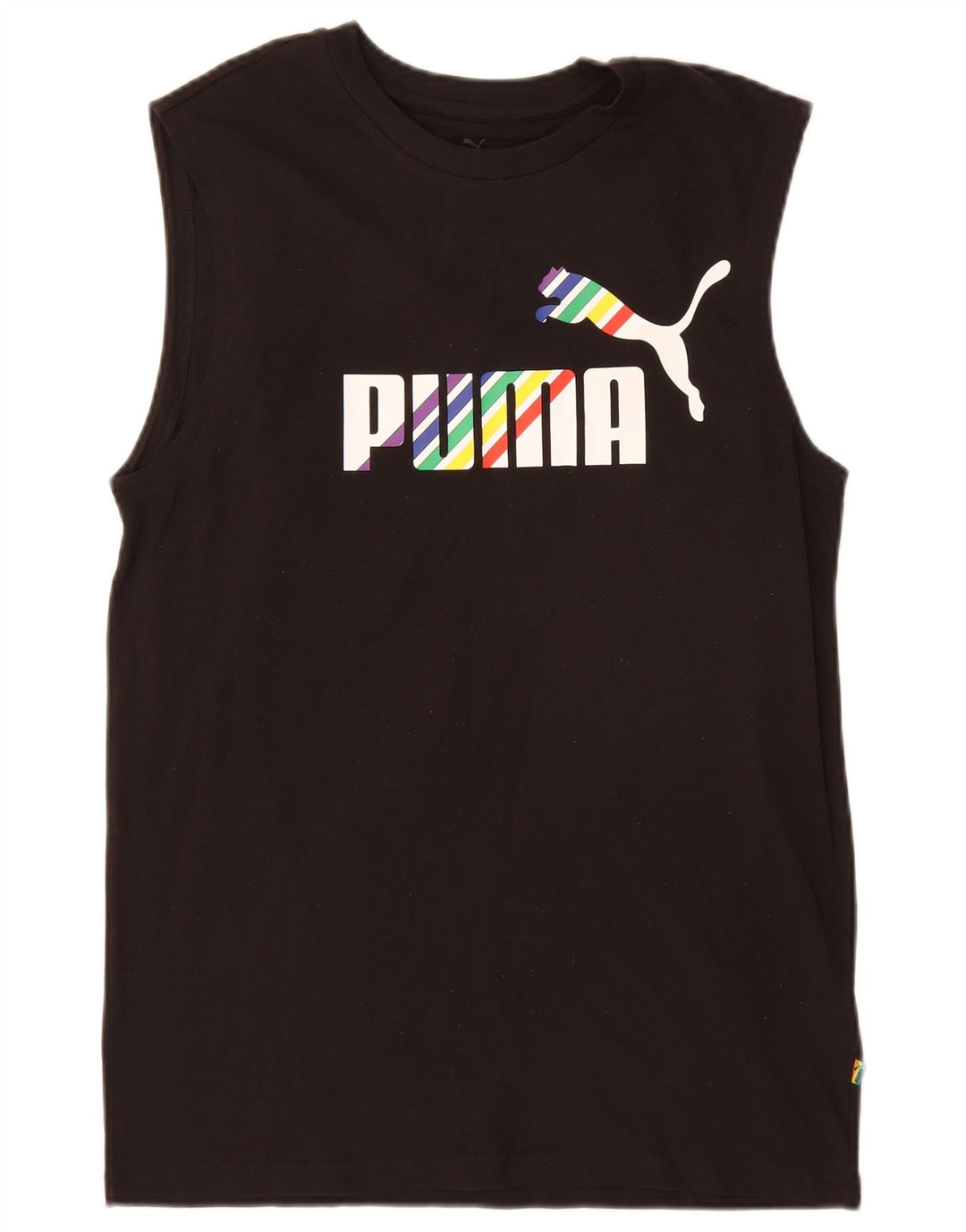 Puma muški grafički prsluk Srednji crni pamuk
