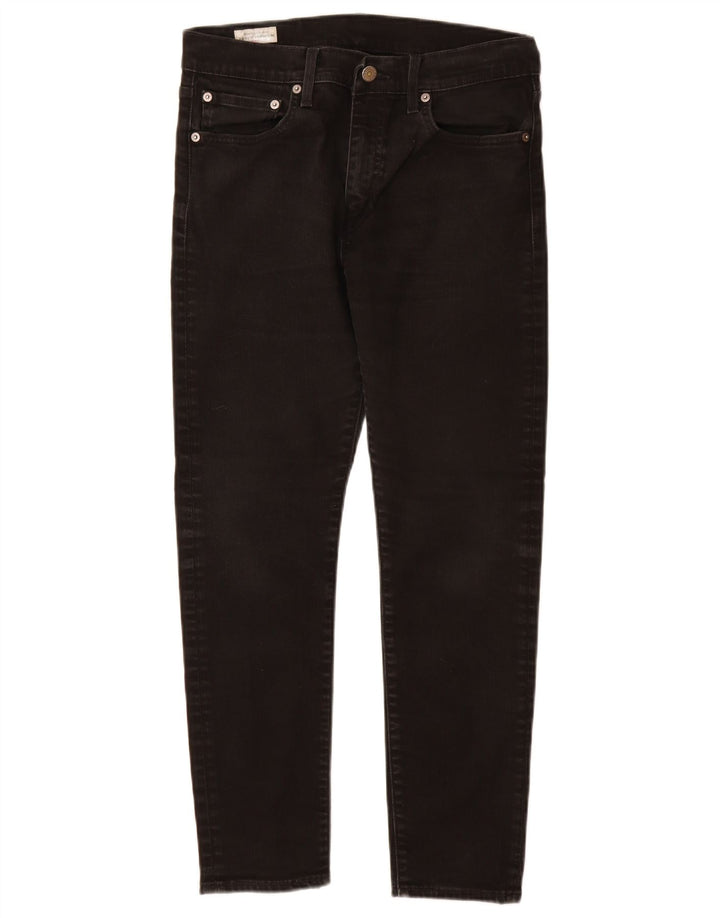 Levi's muške uske traperice W32 L28 crni pamuk
