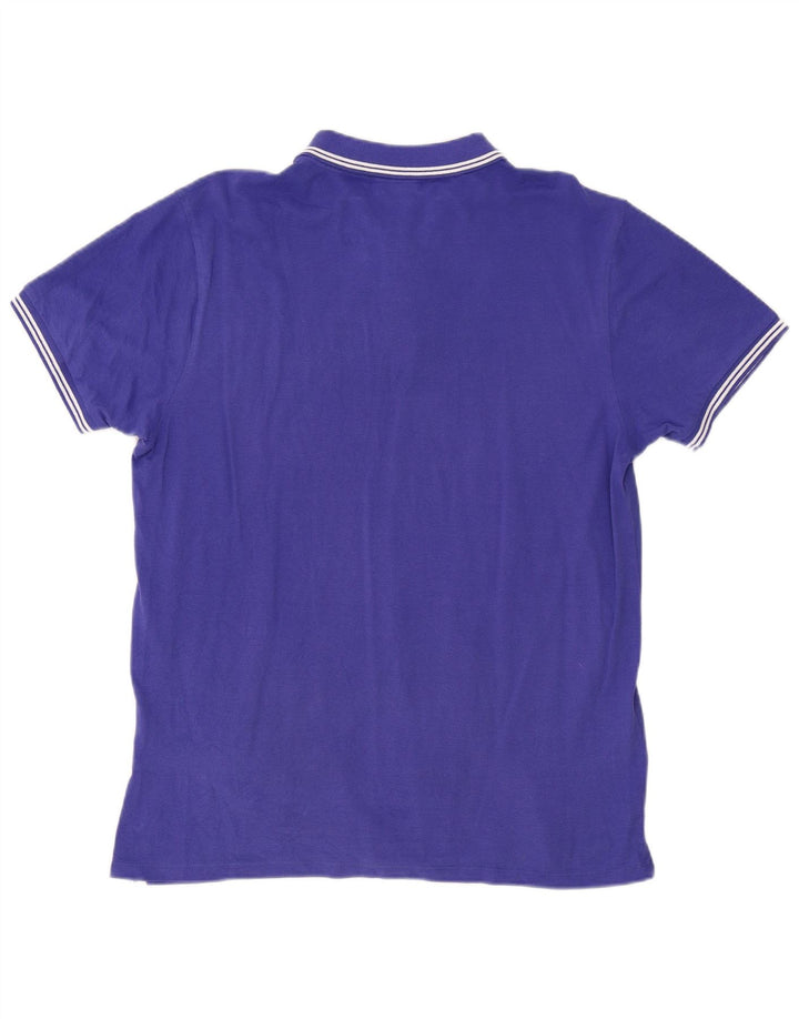 Cavalli muška polo majica 2XL plavi pamuk