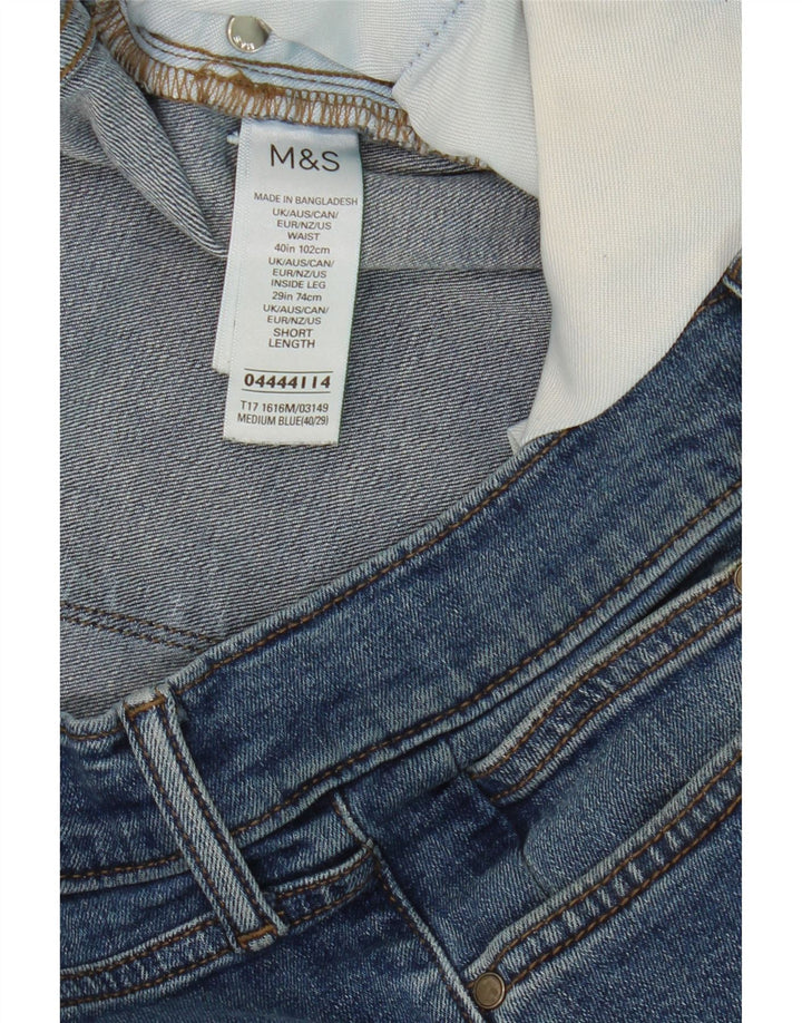 Marks & Spencer muške ravne traperice W40 L29 plavi pamuk