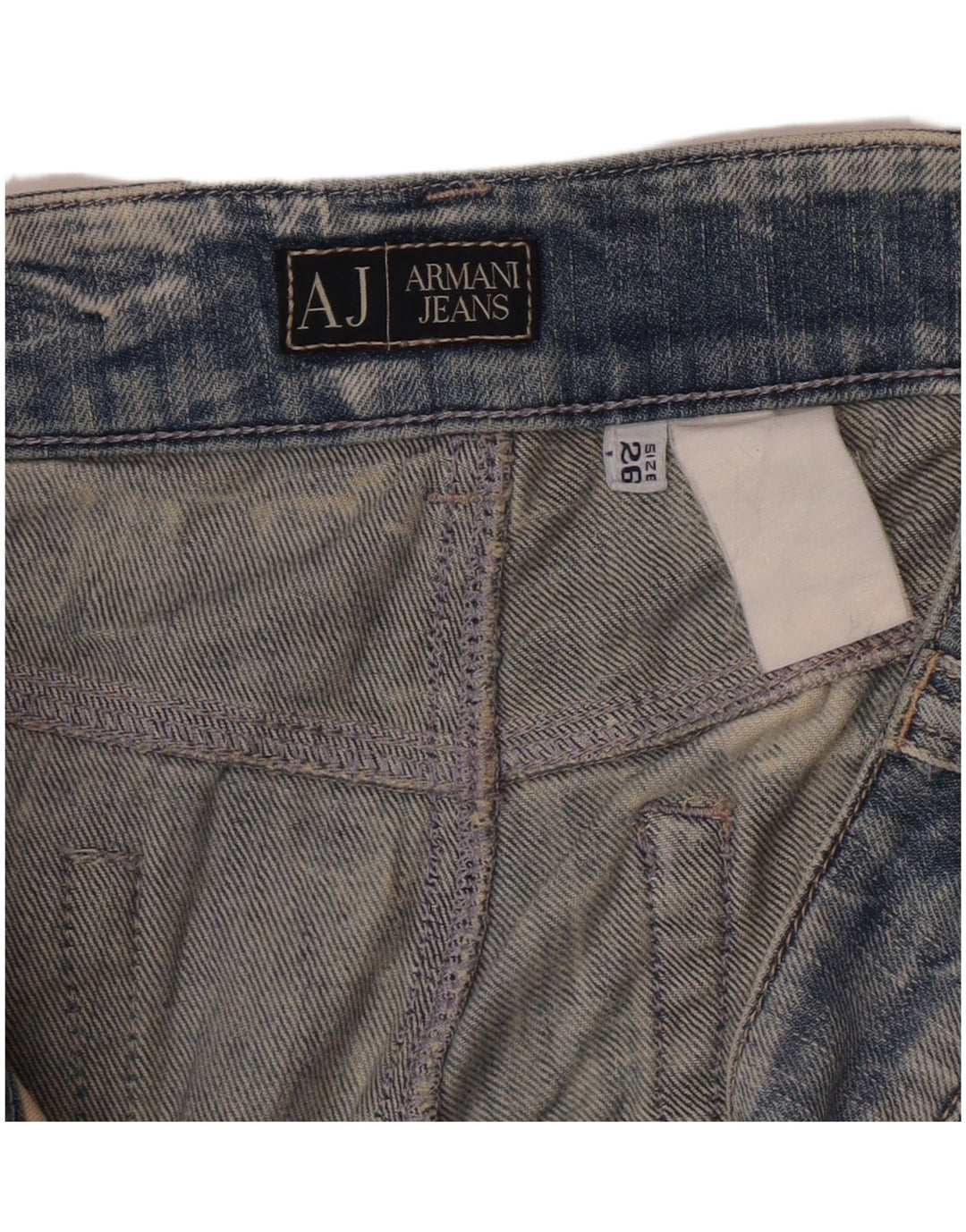Armani ženske ravne traperice W26 L34 plave