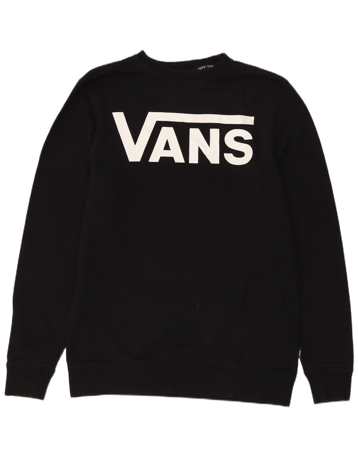 VANS muški džemper s grafičkim motivima, mali crni