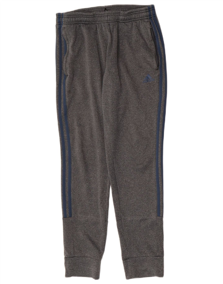 Adidas muške Climawarm trenirke hlače Joggers srednje sivi poliester