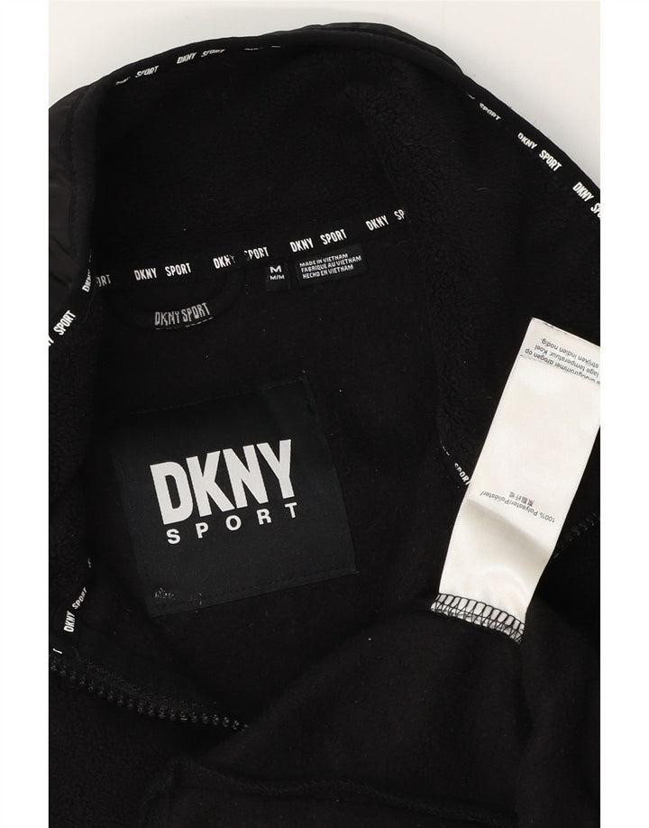 DKNY Muška jakna od flisa UK 38 Srednji crni poliester