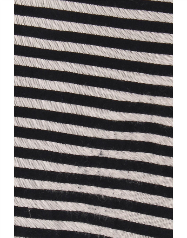 BENETTON Ženska majica s 3/4 rukavima UK 10 Mala tamnoplava nautička