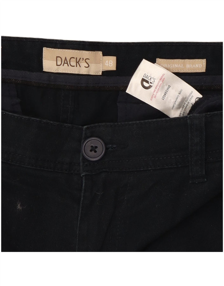 DACK'S Regular Fit muške chino kratke hlače IT 48 srednje W32 tamnoplavi pamuk
