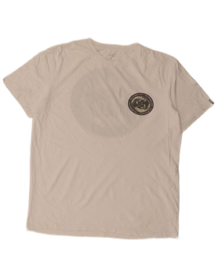 Quiksilver muška majica kratkih rukava Regular Fit srednje bijele boje