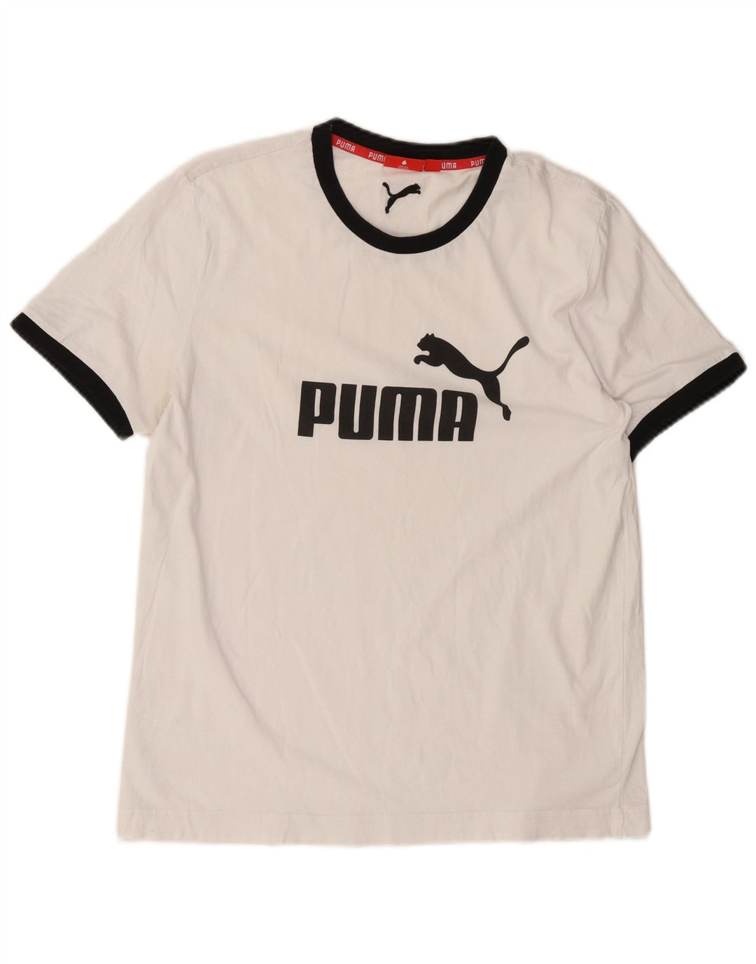 Puma muška majica s grafičkim motivima srednje bijele boje
