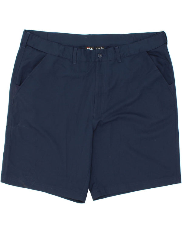 FILA Muške kratke chino hlače za golf W46 3XL tamnoplavi poliester
