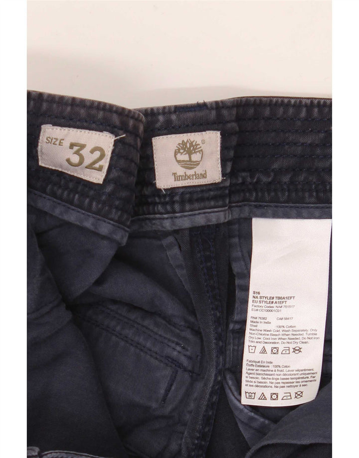 Timberland muške kargo kratke hlače W32 srednje tamnoplavi pamuk