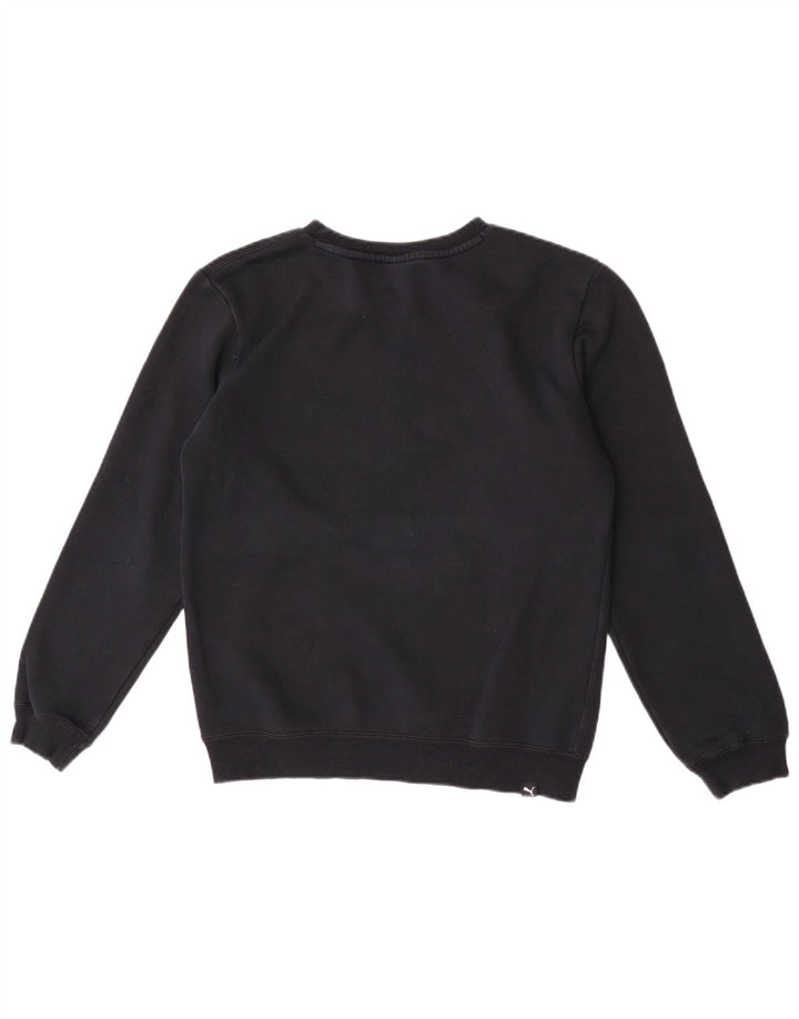 Puma Boys Graphic Sweatshirt Džemper 13-14 Years Black
