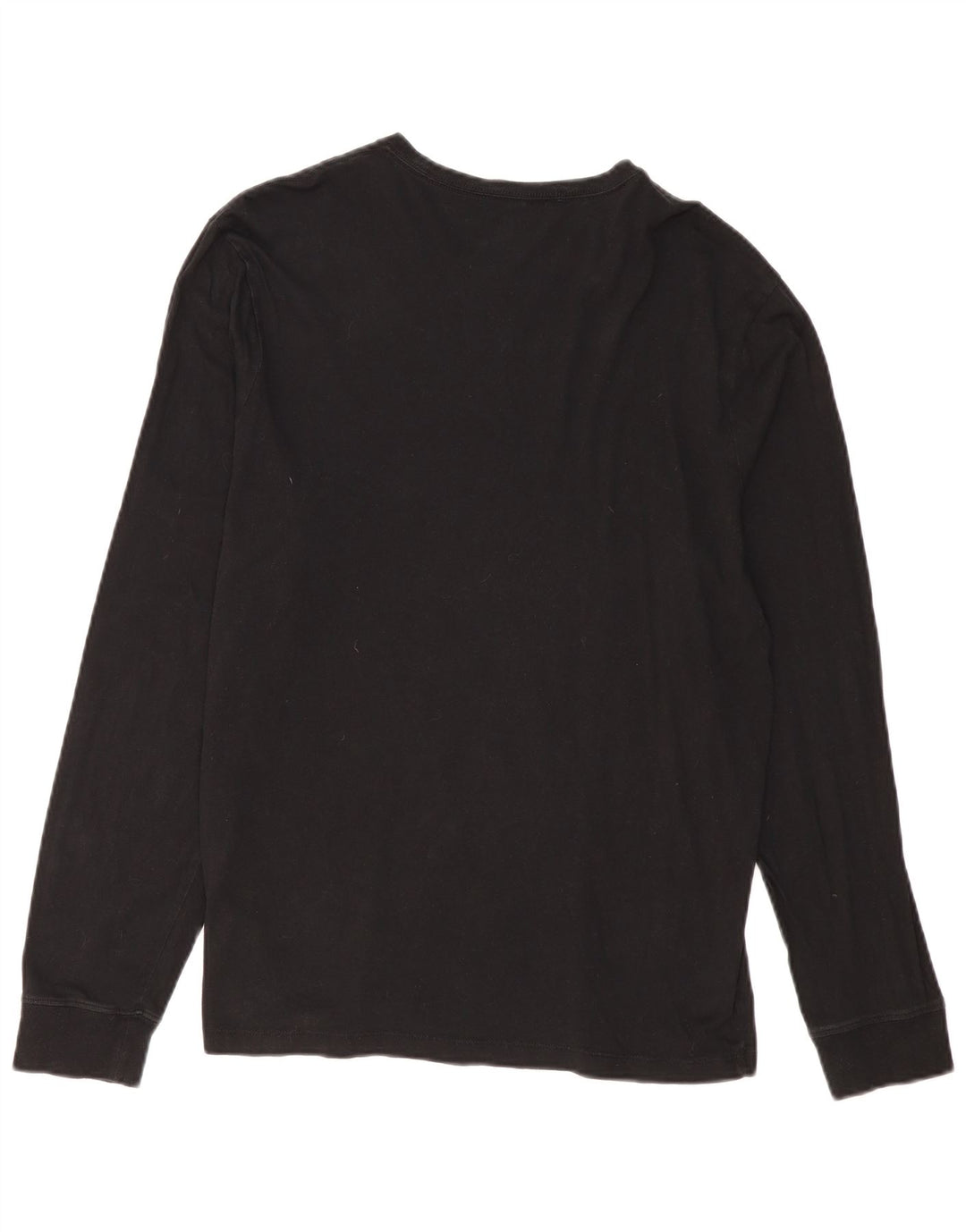 J. CREW Ženska majica dugih rukava UK 16 Veliki crni pamuk