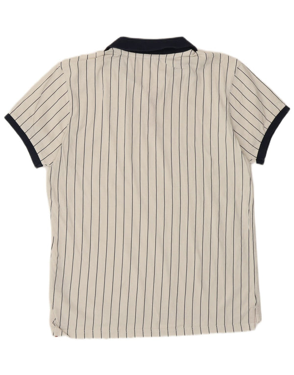 FILA muška teniska polo majica s malim bijelim pamučnim prugama