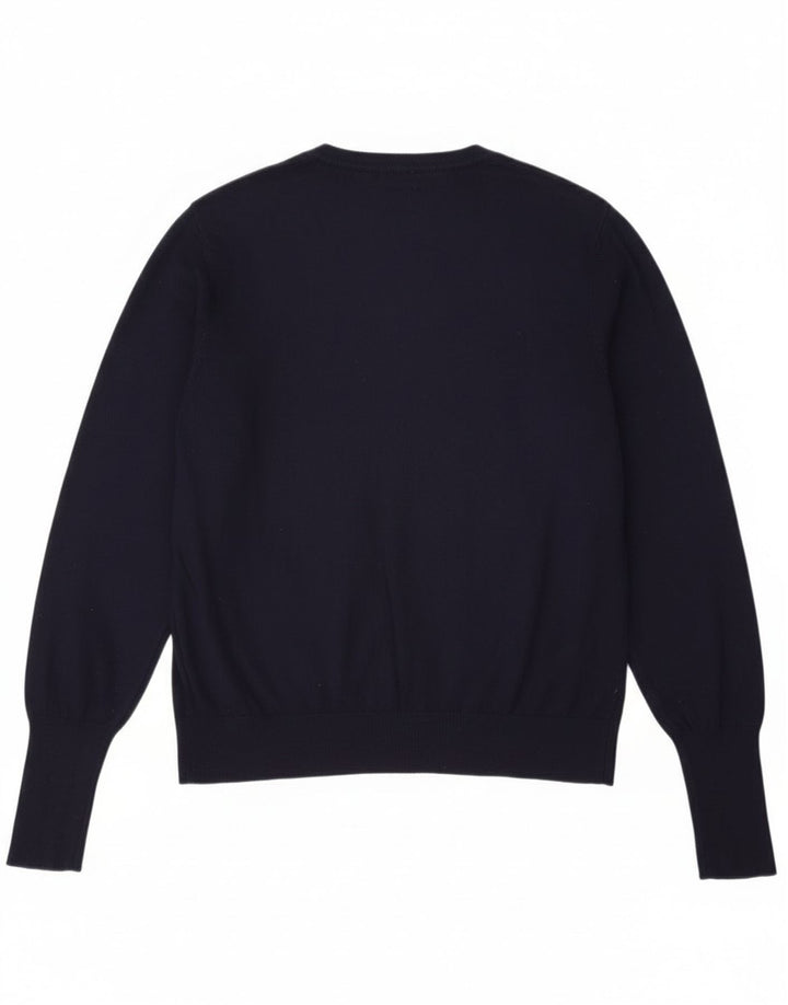 Marks & Spencer ženski kardigan pulover UK 20 2XL tamnoplava viskoza