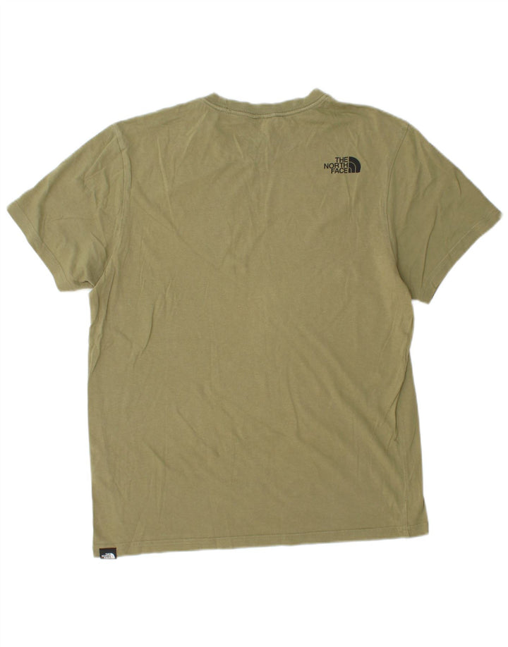THE NORTH FACE Muška majica kratkih rukava Srednji kaki pamuk