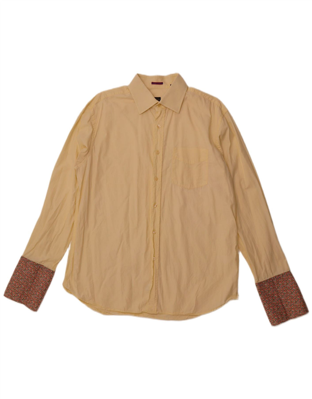 PAUL SMITH muška košulja veličina 17 1/2 44 XL žuti pamuk