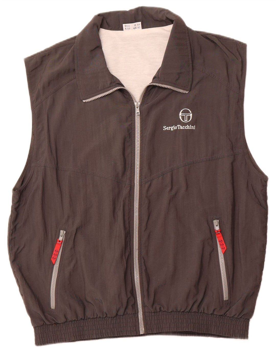 Sergio Tacchini muška trenirka gornja jakna IT 50 veliki sivi poliamid