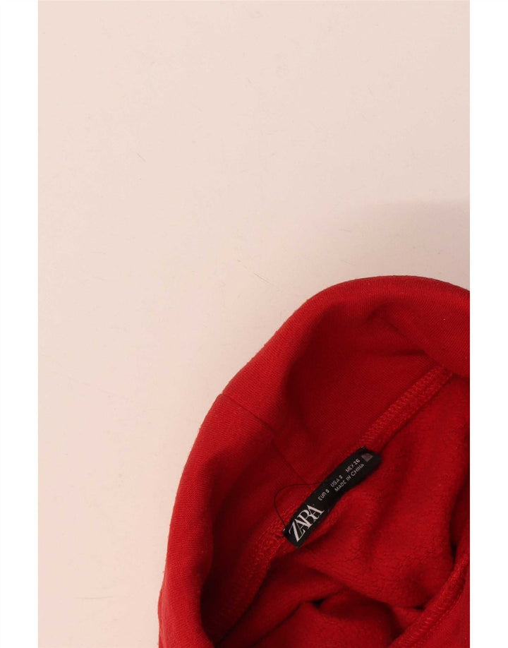 Zara ženska bluza s rol izrezom opuštenog kroja UK 10 Small Red