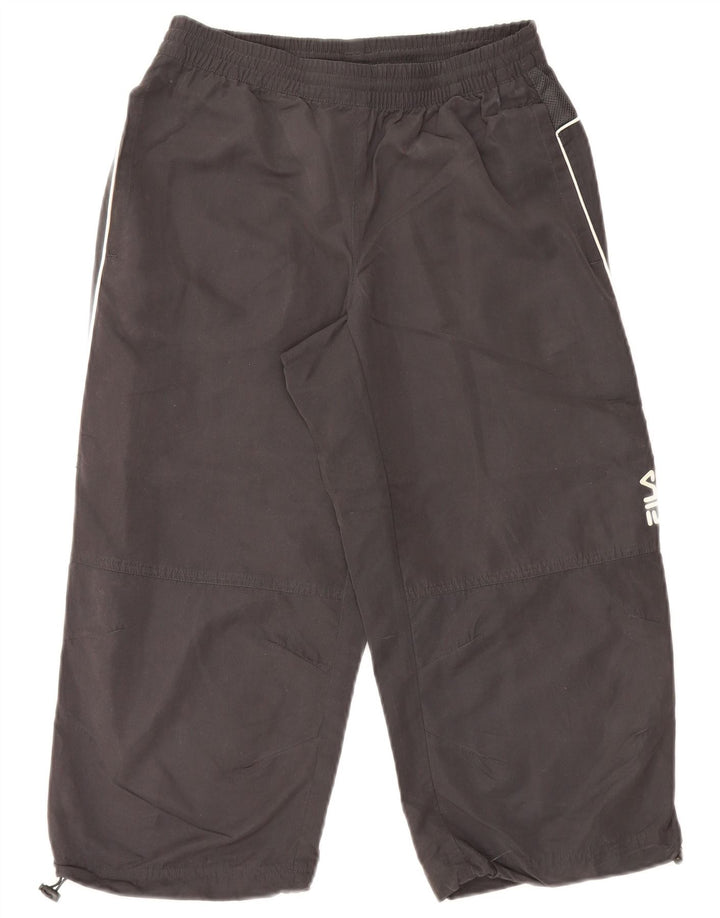 Fila Muške Graphic Capri Trenirke Hlače male sive poliesterske