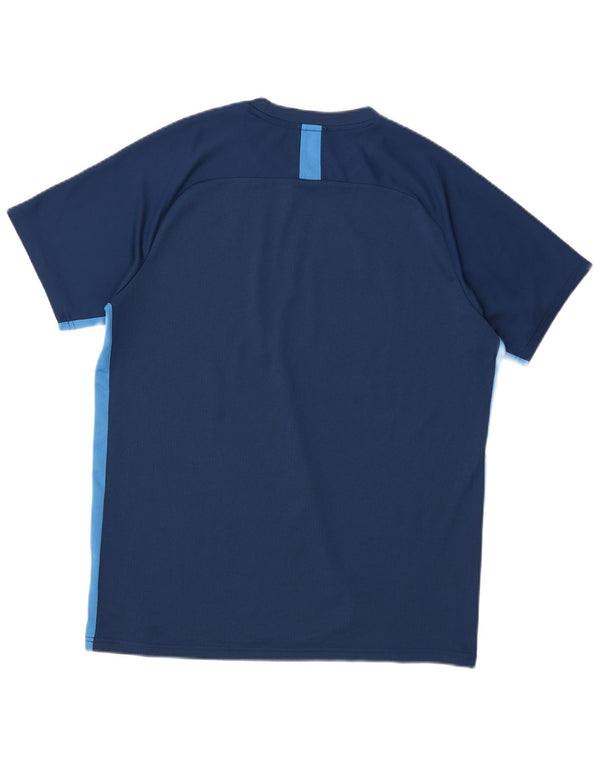 Nike Dri Fit T-Shirt Top XL Blue Colourblock