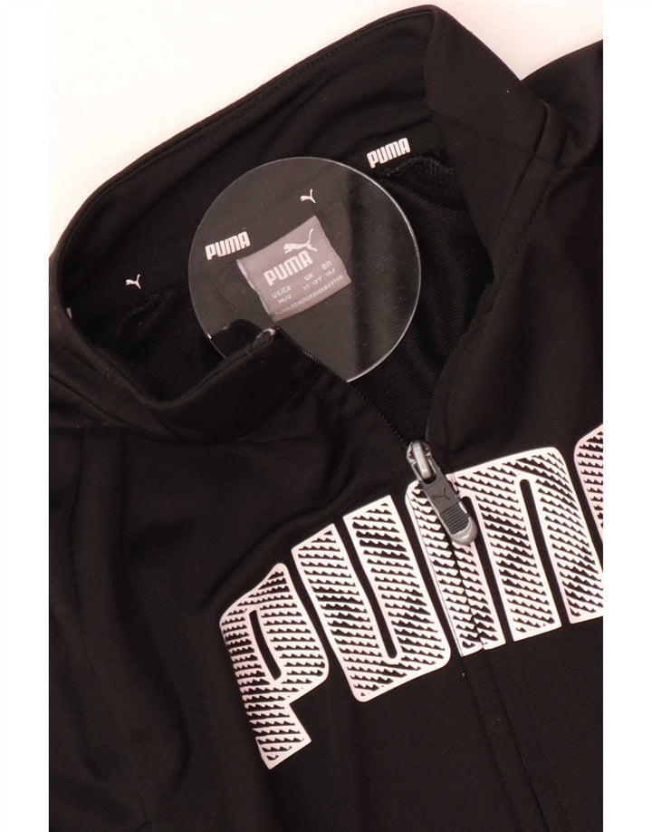 Gornja jakna trenirke Puma Boys Graphic 11-12 Years Black