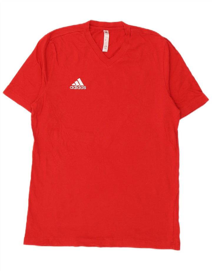 Adidas muška majica kratkih rukava Srednje crveni pamuk