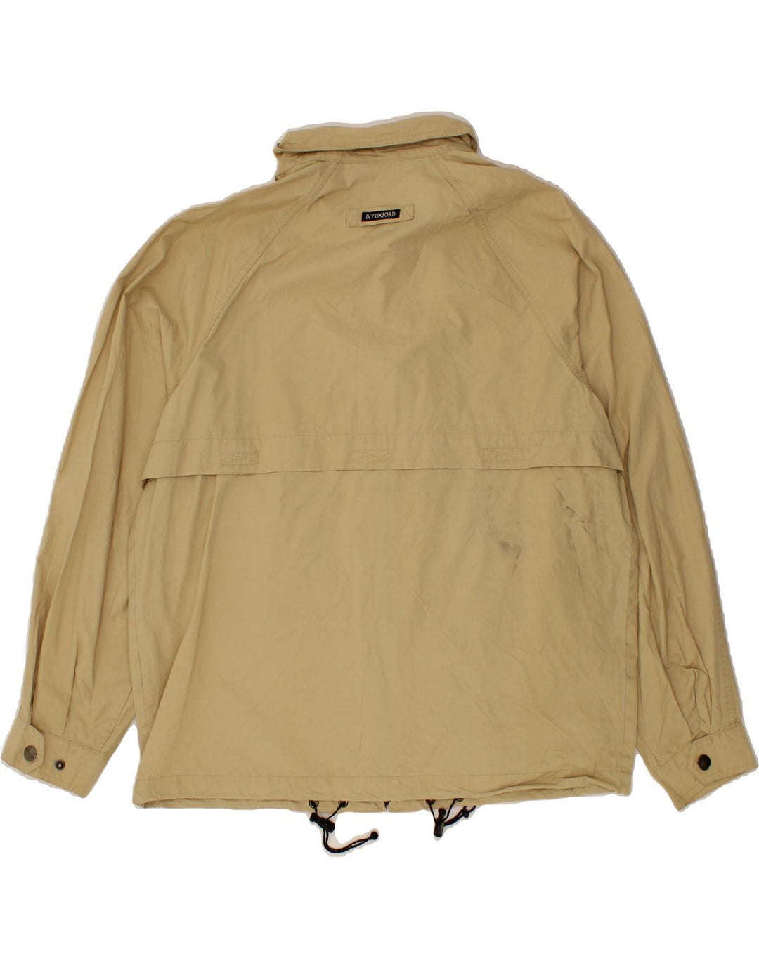 IVY OXFORD Mens Bomber Jacket IT 48 Medium Beige Cotton Vintage Ivy Oxford and Second-Hand Ivy Oxford from Messina Hembry 