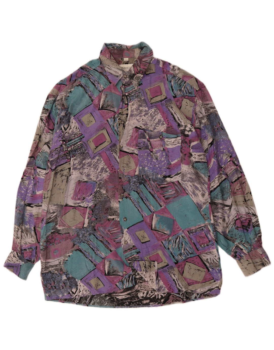 DORNBUSCH muška košulja veličina 39/40 srednje raznobojna patchwork viskoza