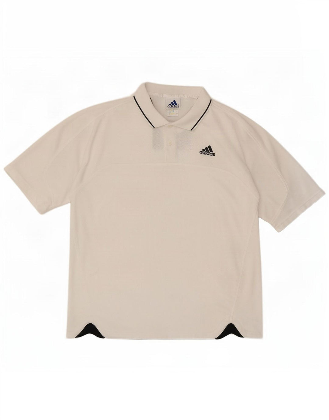 Adidas muška polo majica UK 44/46 veliki bijeli poliester