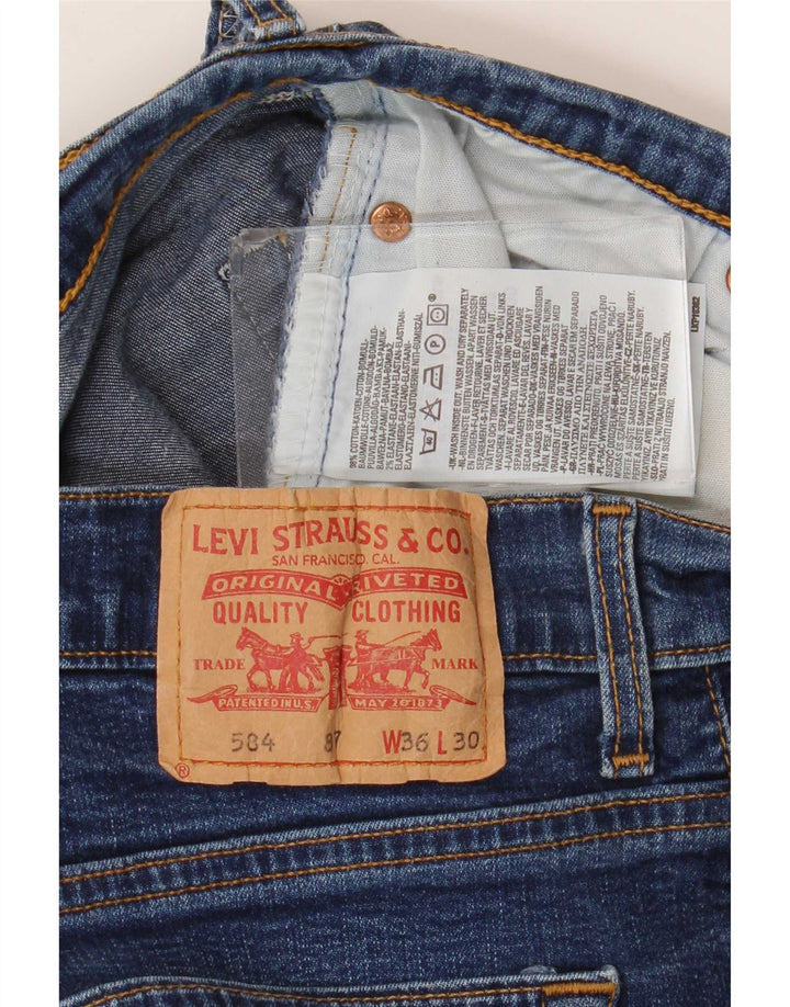 Levi's ženske 584 Bootcut traperice W36 L30 plavi pamuk
