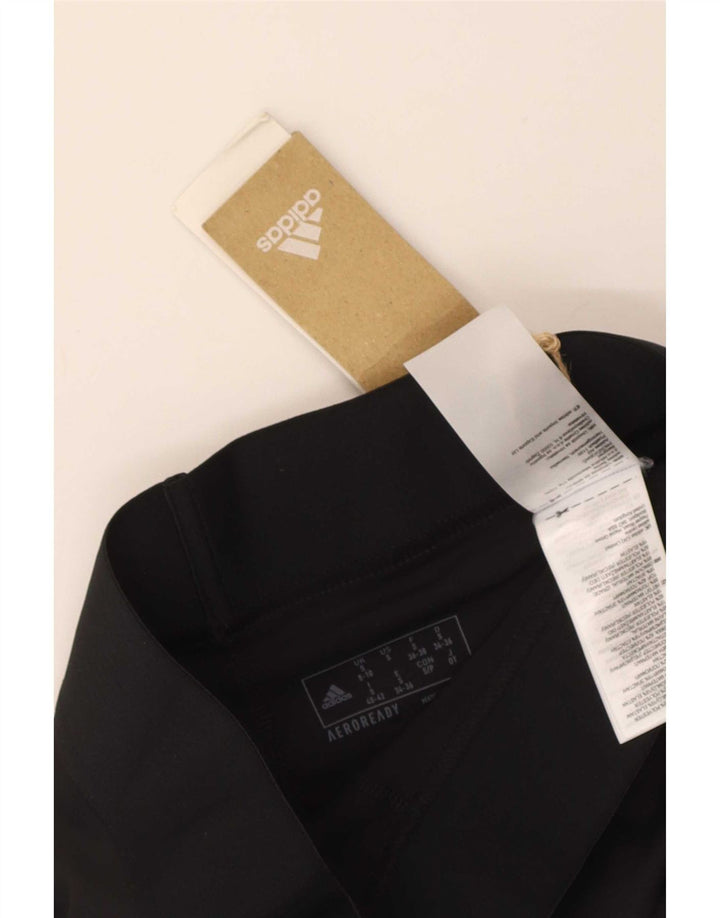 Adidas ženske Aeroready tajice UK 8/10 male crne poliesterske