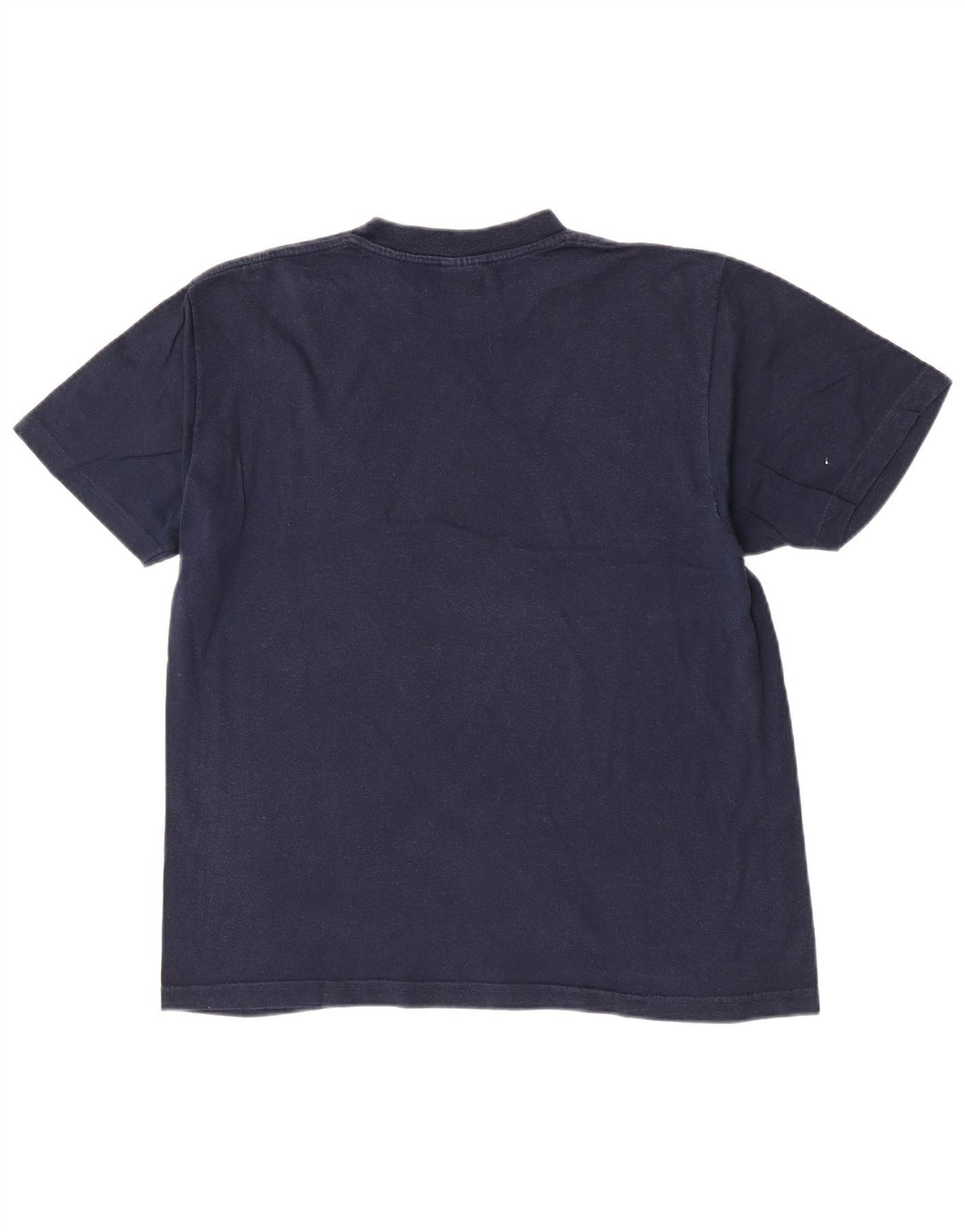 Gornji dio muške majice s grafičkim motivima Champion Srednje tamnoplavi pamuk