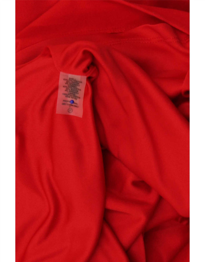 Calvin Klein Jeans ženska plašt haljina UK 8 Mala crvena poliester