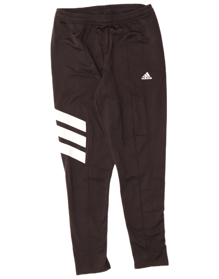 ADIDAS Muške hlače za trenirku, velike crne poliesterske boje