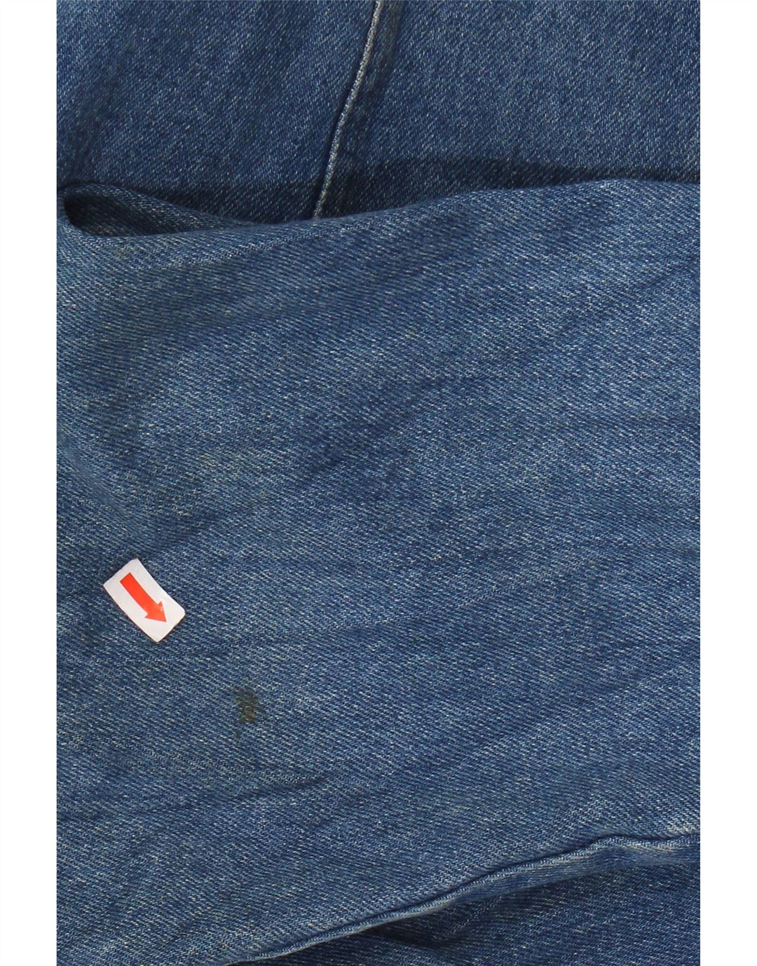 VINTAGE Ženska traper jakna s jednim gumbom UK 16 Large Blue