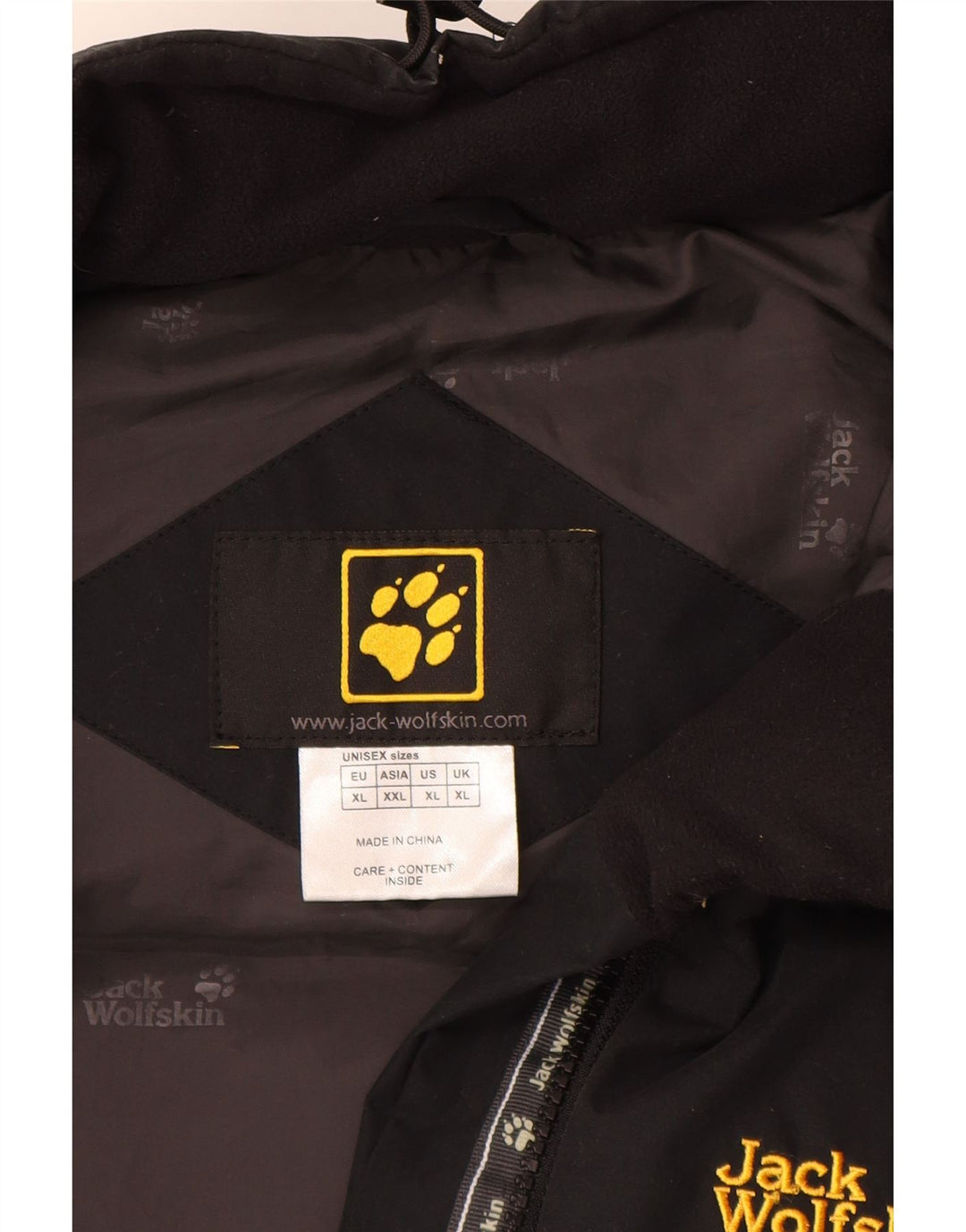 Jack Wolfskin muška podstavljena jakna UK 42 XL crni poliester