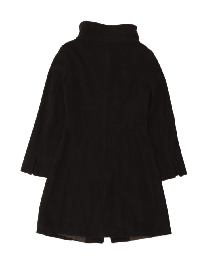 ZARA Womens Overcoat UK 10 Small Black Wool Vintage Zara and Second-Hand Zara from Messina Hembry 