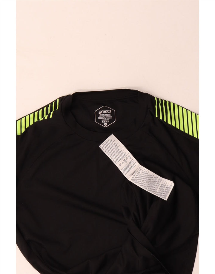 ASICS muška majica kratkih rukava Medium Black Colourblock Poliester