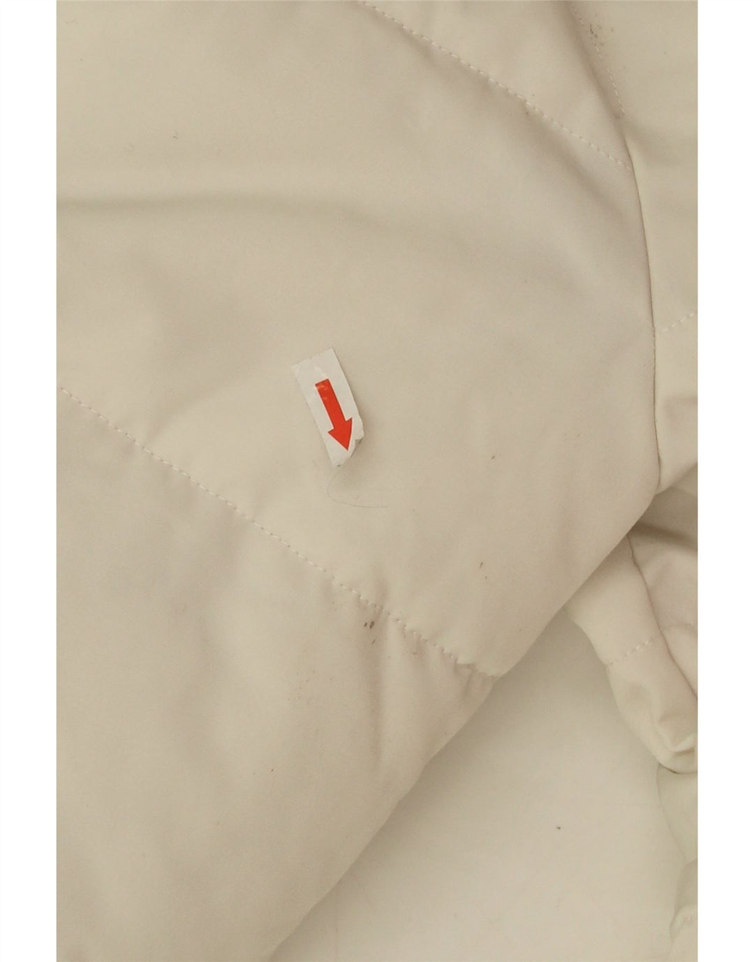 Superdry ženska prevelika podstavljena jakna s kapuljačom UK 10 Mali bijeli poliester