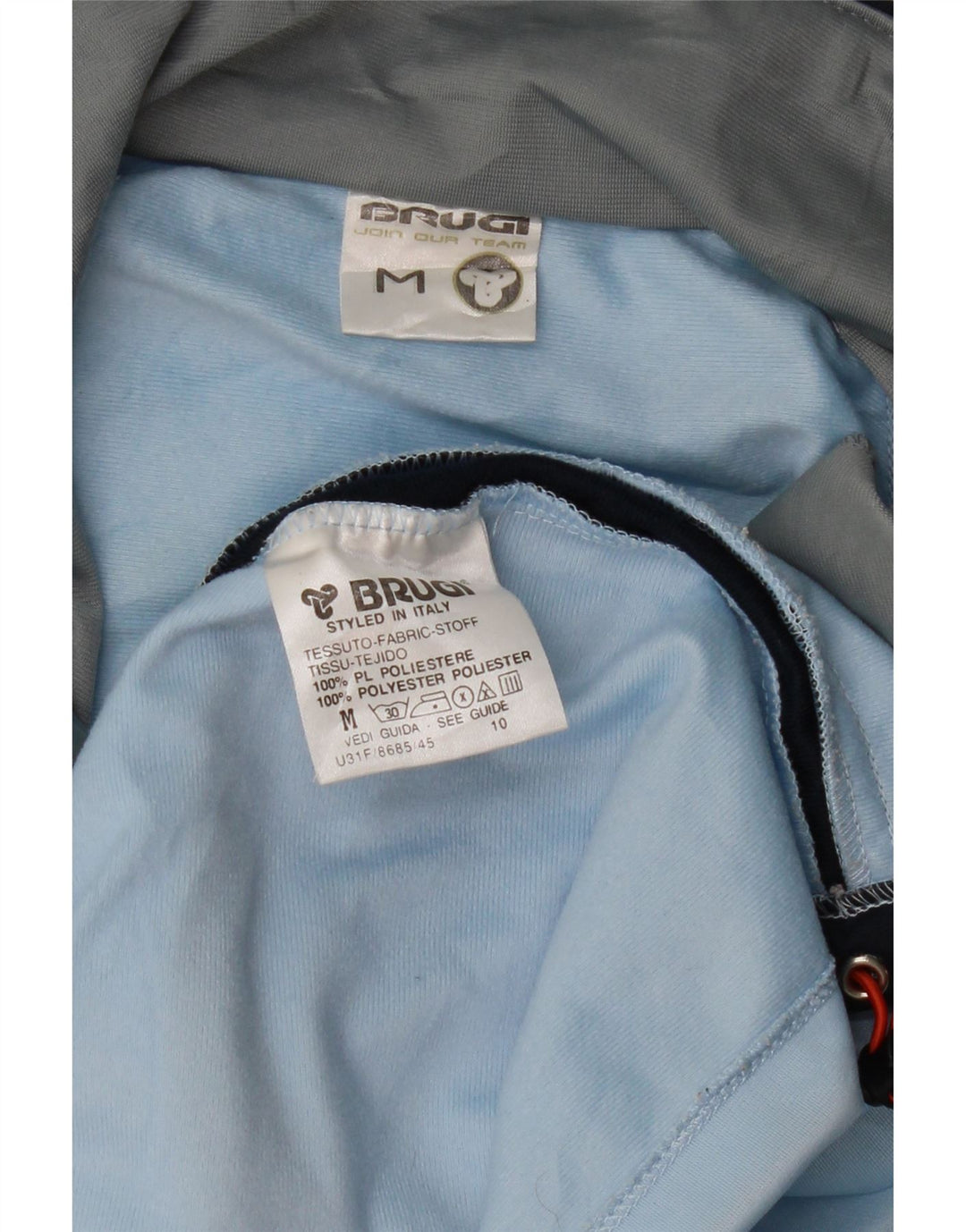 BRUGI Muška gornja jakna trenirke Srednje plavi poliester