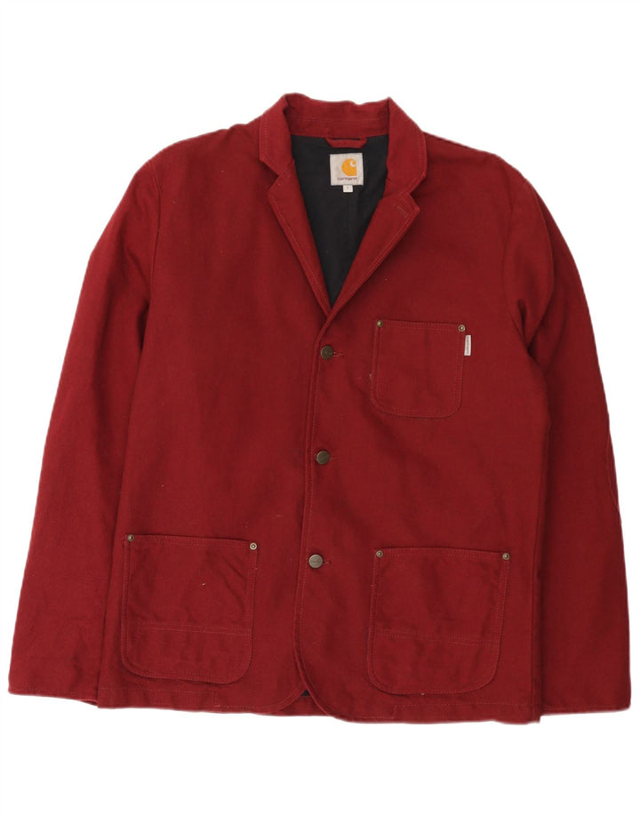 Carhartt muška jakna s 3 gumba UK 40 Large Burgundy