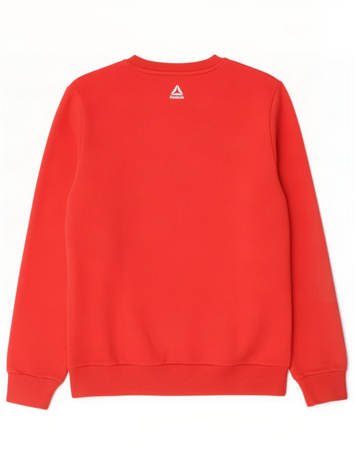 Reebok muška majica s grafičkim motivima srednje crvene boje