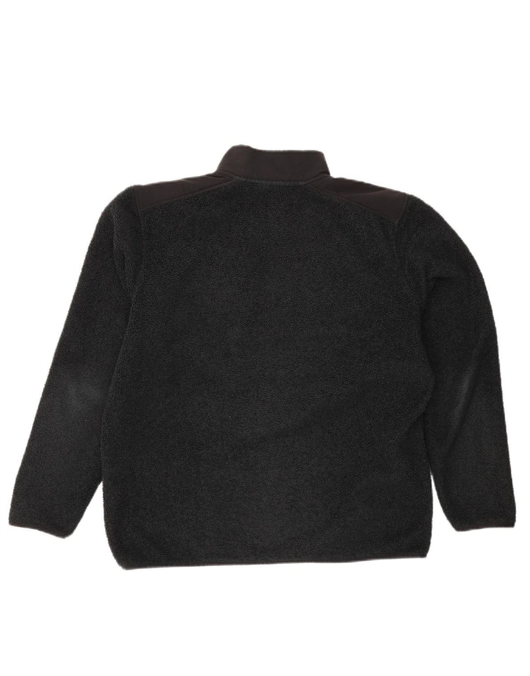 UNDER ARMOUR Mens Golf Zip Neck Fleece Jumper XL Black Polyester Vintage Under Armour and Second-Hand Under Armour from Messina Hembry 