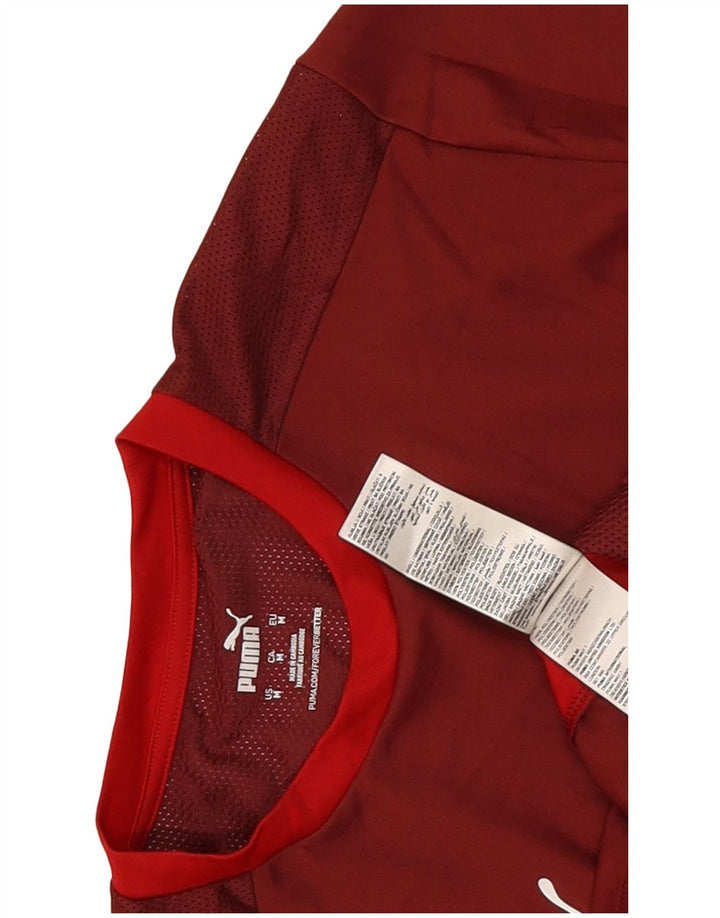 Puma muška majica kratkih rukava Medium Burgundy Colourblock Poliester