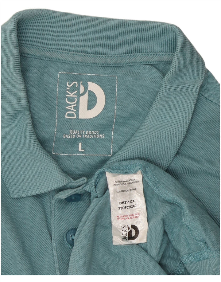 DACK'S muška polo majica Large Blue Pamuk
