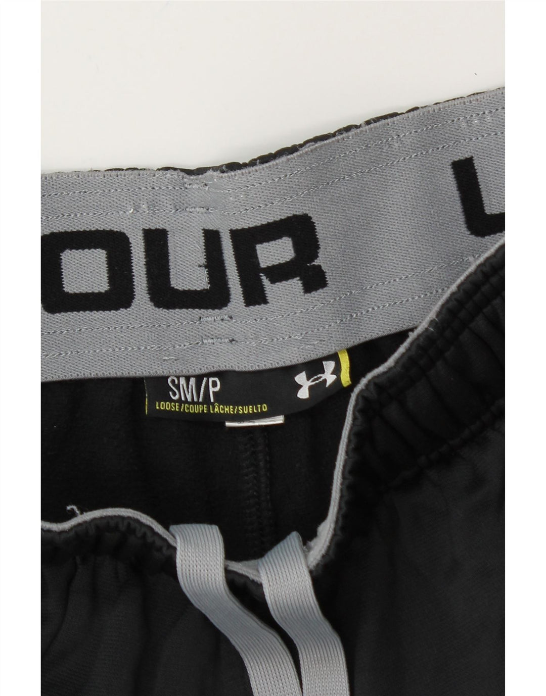 UNDER ARMOUR Ženske Graphic Trenirke Hlače UK 8 Male crne