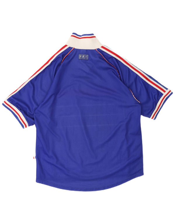 Adidas muška majica France Home 1998 Nogometna majica XL plava poliesterska boja