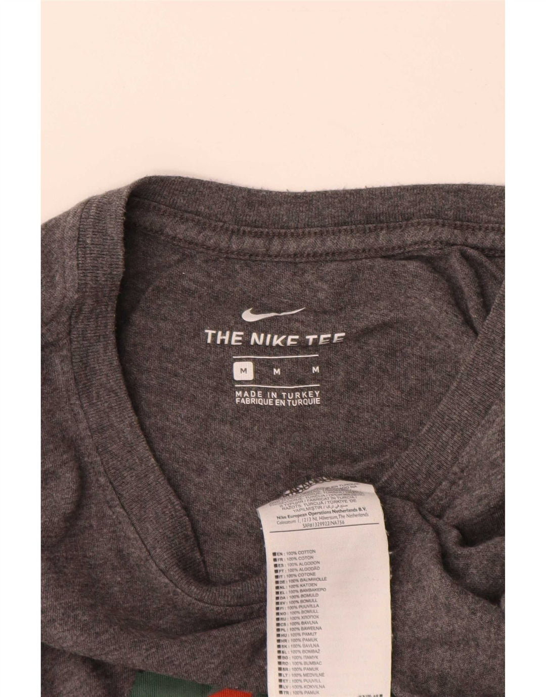 Nike muška majica kratkih rukava srednje sivi pamuk