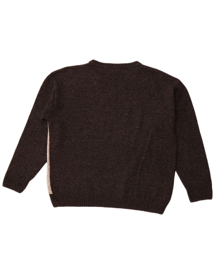 PIERRE CARDIN Muški džemper s V-izrezom IT 58 2XL Sivi Argyle/Diamond