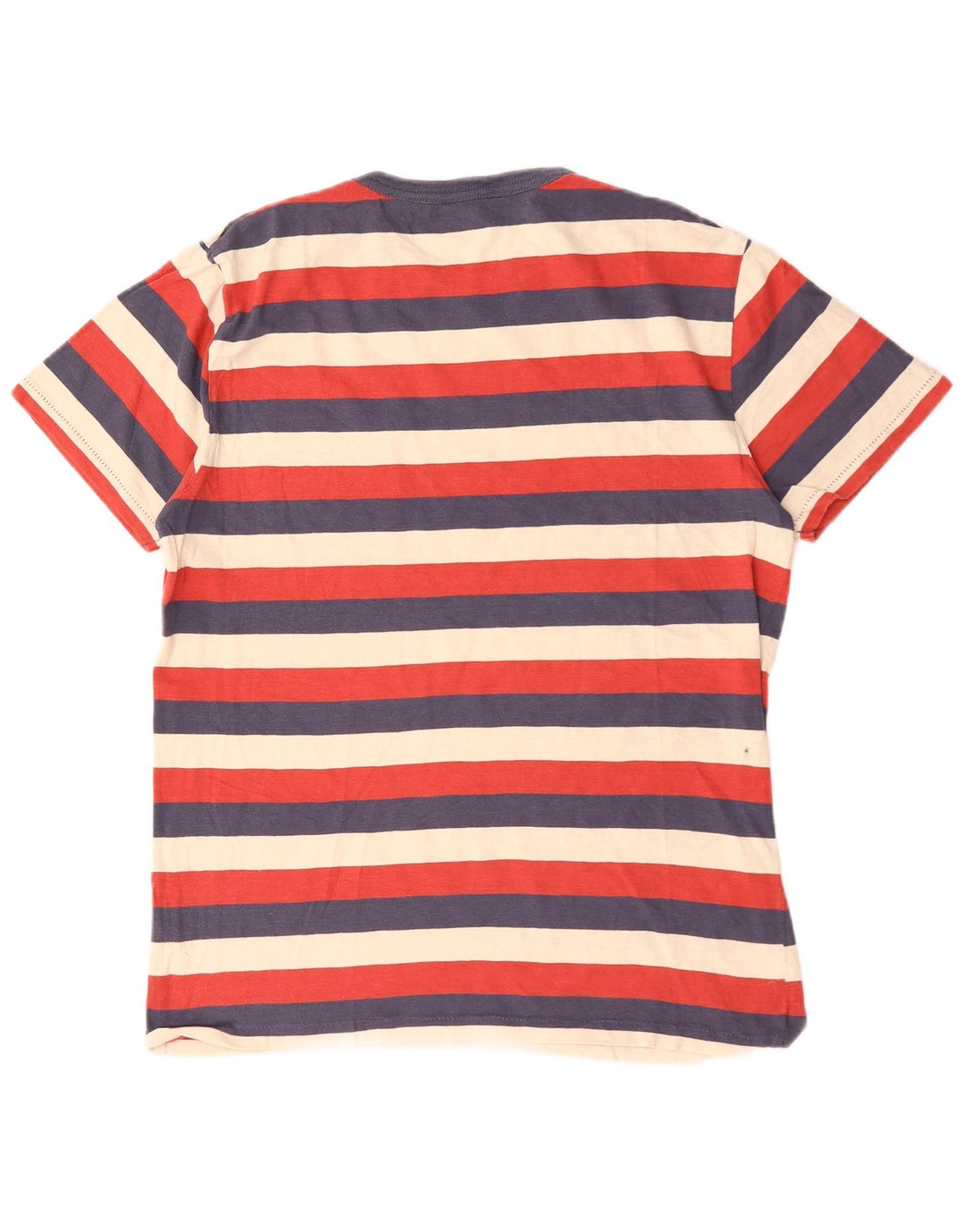 J. Crew Muška majica kratkih rukava Srednji raznobojni prugasti pamuk